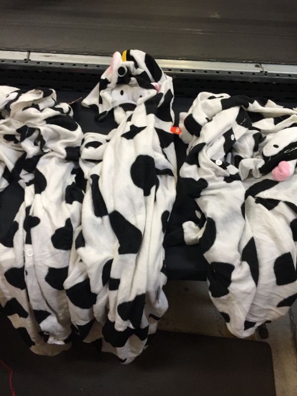 Photo 2 of (Funziez! Bundle) 3 Pack Cow Onesies, ALL SIZE MEDIUM 