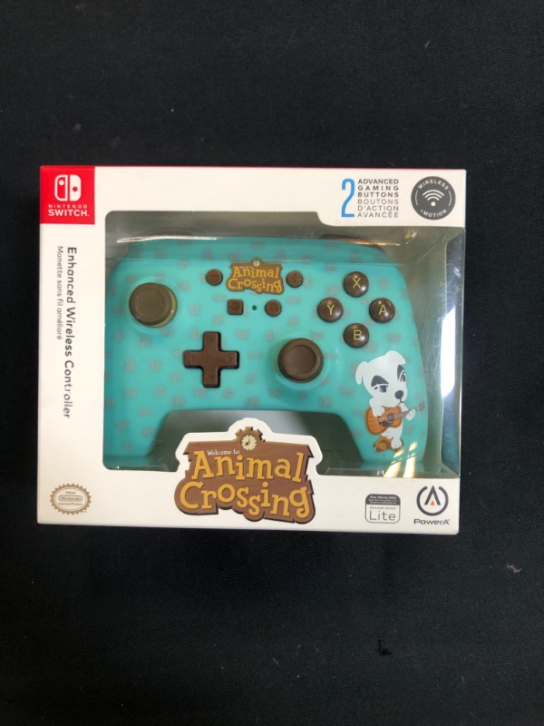 Photo 2 of PowerA Enhanced Wireless Controller for Nintendo Switch - Animal Crossing: K.K. Slider
