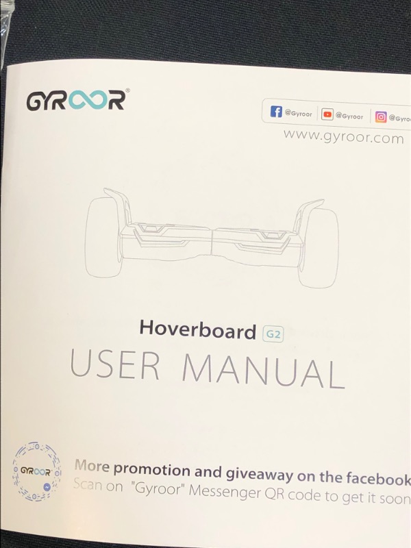 Photo 16 of Gyroor Warrior 8.5 inch All Terrain Off Road Hoverboard with Bluetooth Speakers and LED Lights, UL2272 Certified Self Balancing Scooter BRAND NEW / BOX DAMAGED PRODUCTS INSIDE ARE NOT 
