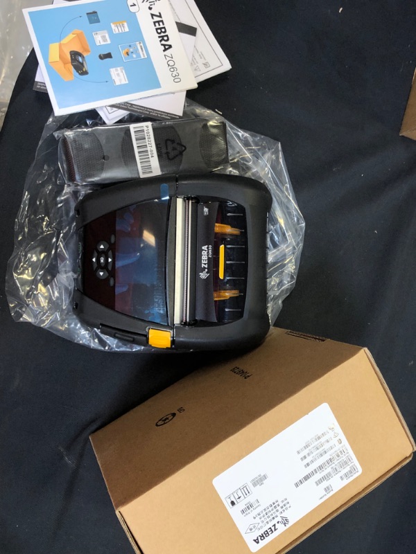 Photo 1 of ZEBRA PORTABLE LABEL PRINTER ZQ630 WITH CORD FACTORY SEALED BRAND NEW 