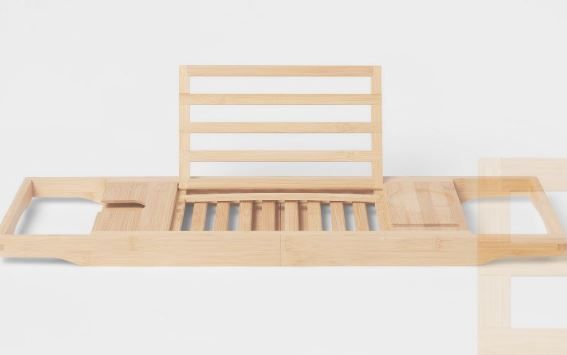 Photo 1 of Bamboo Bathtub Caddy 
