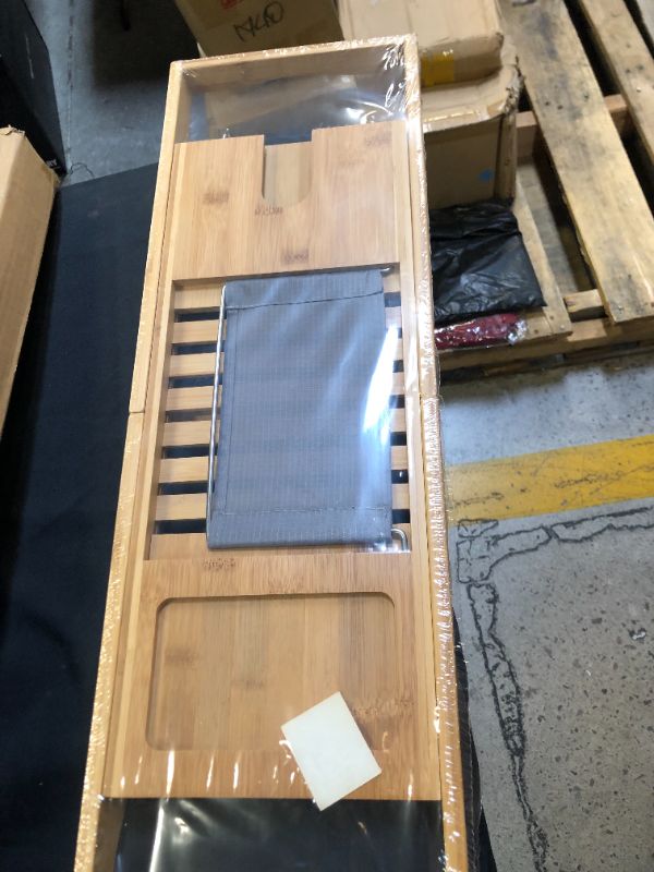 Photo 1 of Bamboo Bathtub Caddy 
