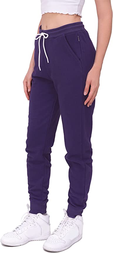 Photo 1 of ONLEE Women's Relaxed Active Cotton Sweatpants, Breathable Stretchy Jogger Pants with Deep Roomy Pockets, Modern Design ---- XL 