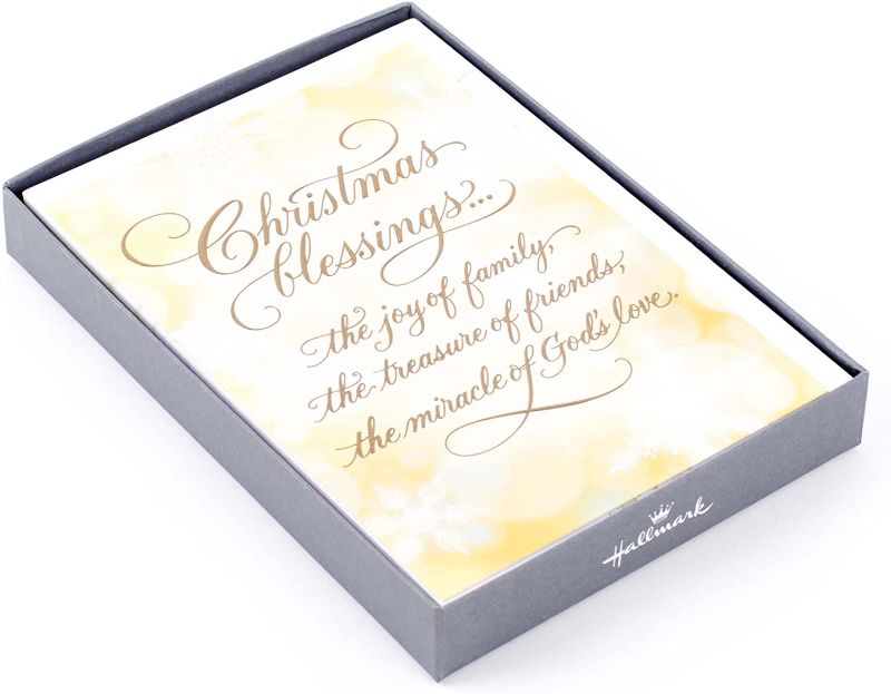 Photo 1 of Hallmark Religious Boxed Christmas Cards, Christmas Blessings (12 Cards and 13 Envelopes)