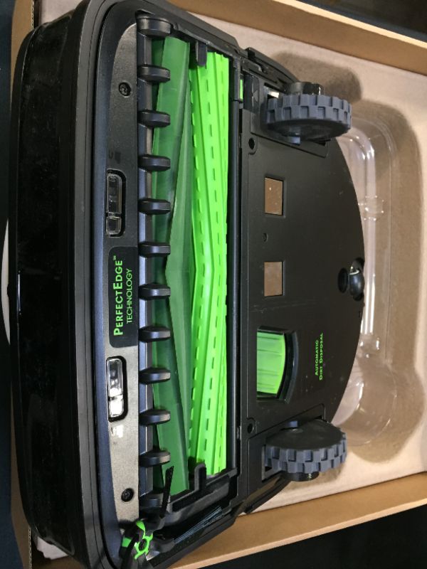 Photo 5 of iRobot Roomba s9+ (9550) Robot Vacuum with Automatic Dirt Disposal- Empties itself, Wi-Fi Connected, Smart Mapping, Powerful Suction, Corners & Edges, Ideal for Pet Hair, Black
LIGHTLY USED - INTERNAL CARDBOARD PACKAGING REMOVED