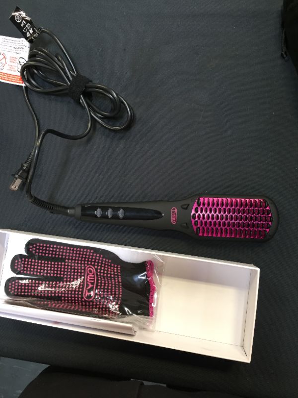 Photo 2 of TYMO Ionic Hair Straightening Brush - HC 101 - Black

