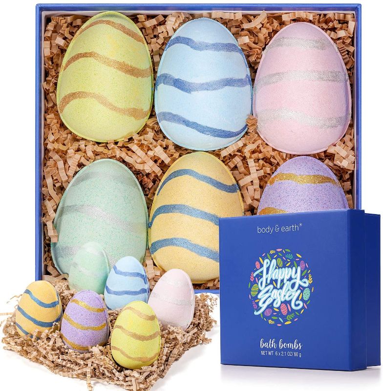 Photo 1 of Bath Bombs - Bath Bomb Birthday Gift Set,6 Piece Easter Bath Bomb, Gift for Easter, Green Tea, Coconut, Ocean, Lavender, Vanilla and Cherry Blossom Variety Pack
(factory sealed)