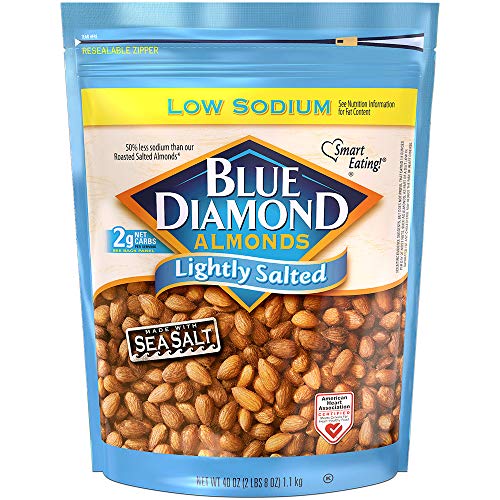 Photo 1 of 2 PACK Blue Diamond Almonds Low Sodium Lightly Salted 40 oz