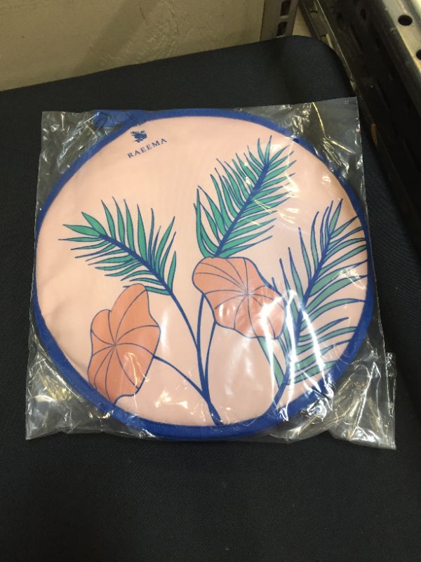 Photo 1 of 12 inch Insulated Tortilla Warmer fabric pouch, Microwaveable and BPA free made with Waterproof material for easy cleaning. Elegant design to brighten up any dining table.

