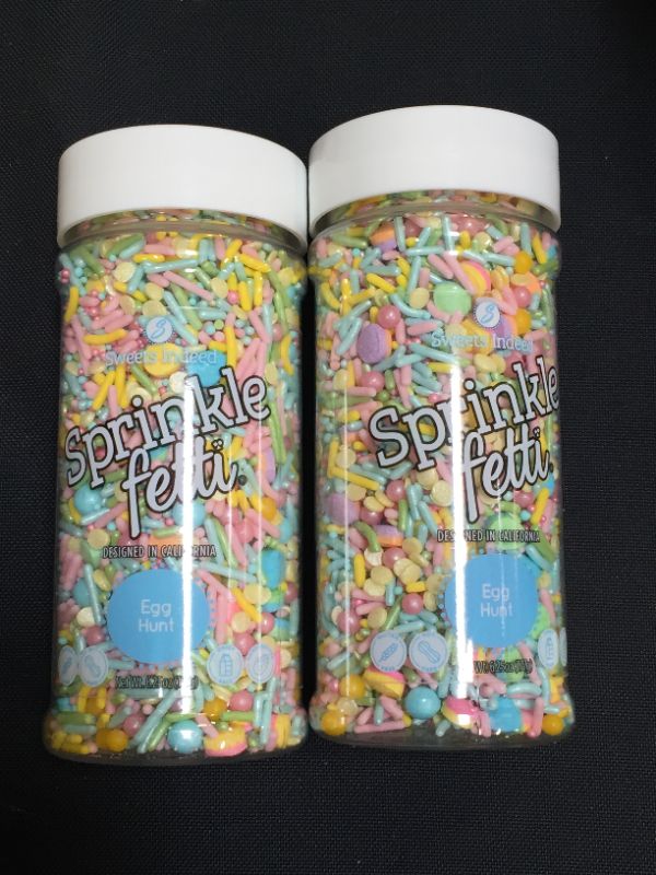 Photo 1 of Sweets Indeed - Easter Sprinkle Mix - Pastel - Gluten-Free Color Sprinkles for Baking - Cupcake and Cake Topper - Egg Hunt - 6.25 ounces- 2 PCK
EXP 02/26/23

