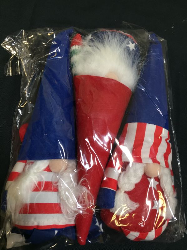 Photo 1 of Gavenia 2021 Patriotic Gnome 4th of July Decorations,3PCS Handmade Plush Doll Gifts for American Memorial Day Independence Day Presidents Day Veterans Day Decorations,Home Kitchen Household Ornaments
