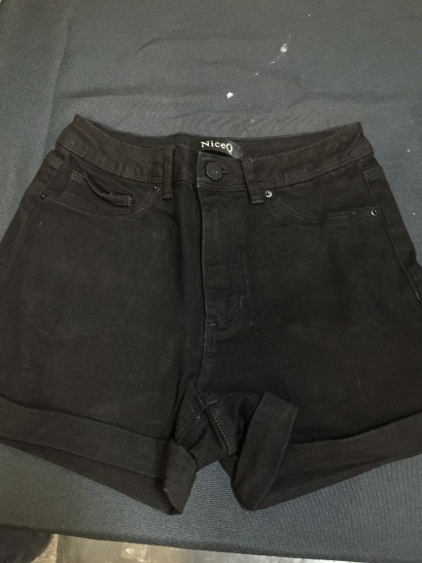 Photo 1 of NICEQ STORE HIGH WAIST JEAN SHORTS  FOR WOMEN --- SIZE 1 (24-25) 