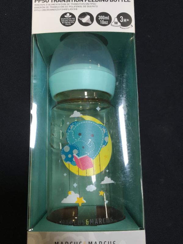 Photo 1 of Baby Feeding Bottle, Newborn Bottle, Anti-Colic PPSU Transition Feeding Bottle with Sealing Disc, 100% Food Grade Silicone Nipple, Spill Proof, BPA & Phthalate Free, 10oz, 3 + Month
