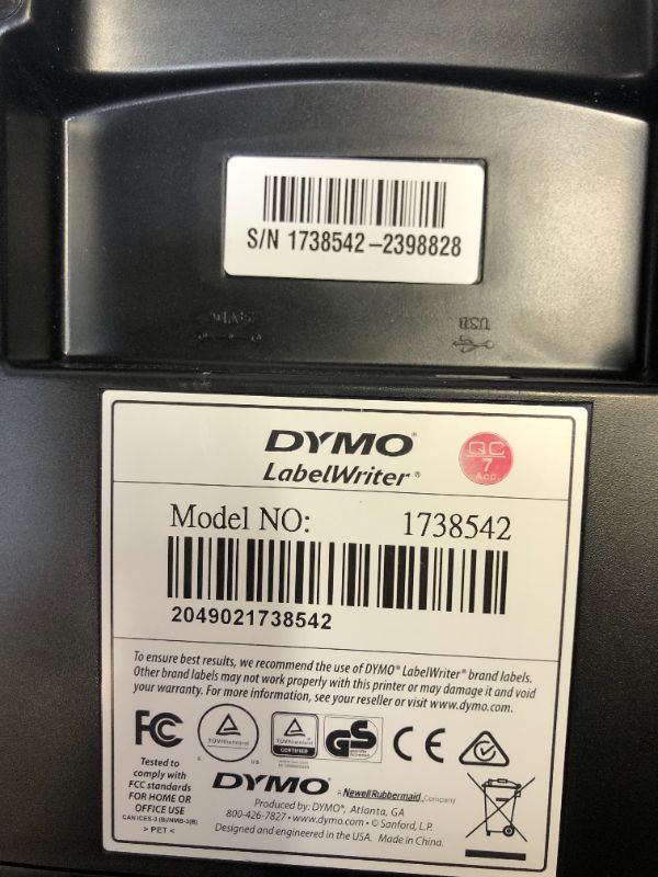 Photo 5 of  Dymo LabelWriter 4XL, 4" Labels, 53 Labels/Minute, 7w x 7-3/10d x 5-3/10h --- powers on unble to fully test 