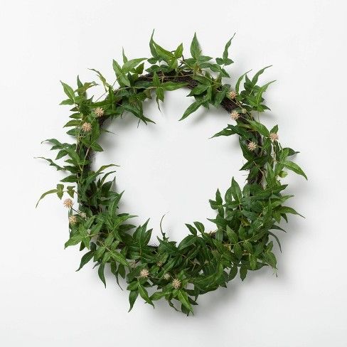 Photo 1 of Asymetrical Wreath - Threshold™ designed with Studio McGee -- 2 pack 

