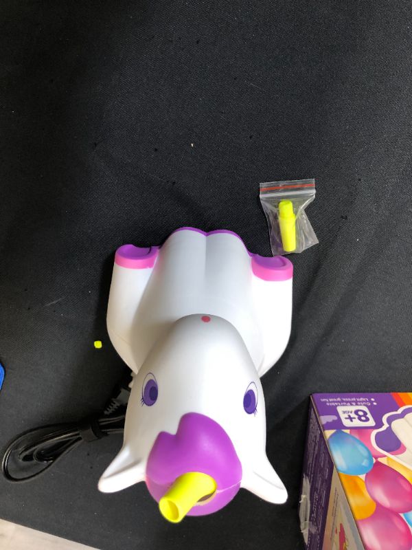 Photo 1 of Coogam Unicorn Balloon Pump, Electric Air Ballon Blower, Portable Inflator for Party Wedding Birthday Xmas Baby Shower DIY Decoration (White)