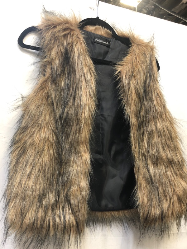 Photo 2 of Womens Vest Fake Fur Size XS-S