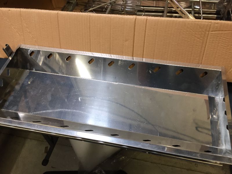 Photo 1 of ALEKO Lightweight Portable Foldable Stainless Steel Charcoal Barbecue Grill with Roasting Bar ---- PARTS ONLY MISSING PIECES ANDX HARDWARE 

