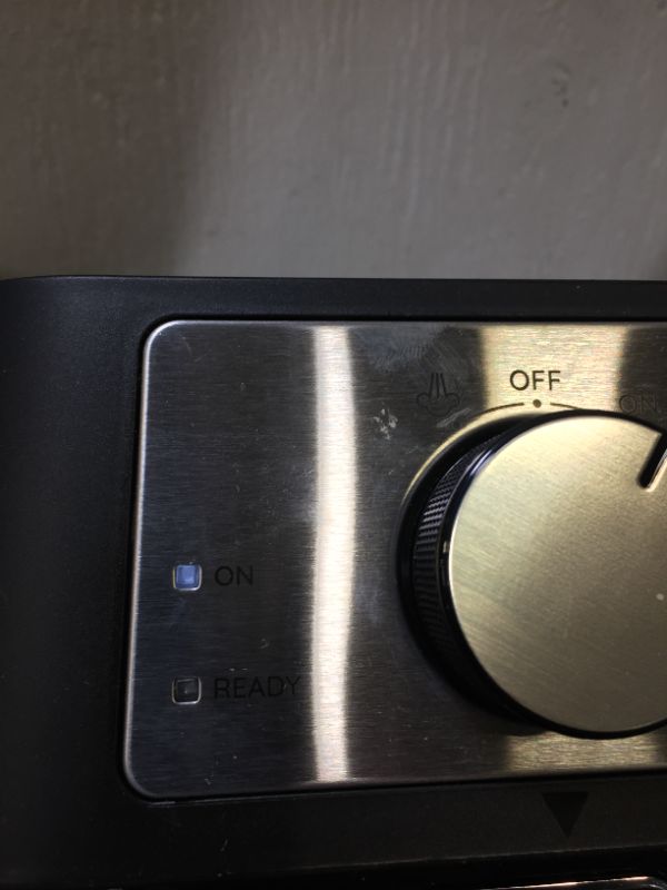 Photo 1 of De'Longhi Stilosa Manual Espresso Machine, Latte & Cappuccino Maker, 15 Bar Pump Pressure + Manual Milk Frother Steam Wand, Black / Stainless, EC260BK --- HEAVILY USED  --- MISSING CUPS 