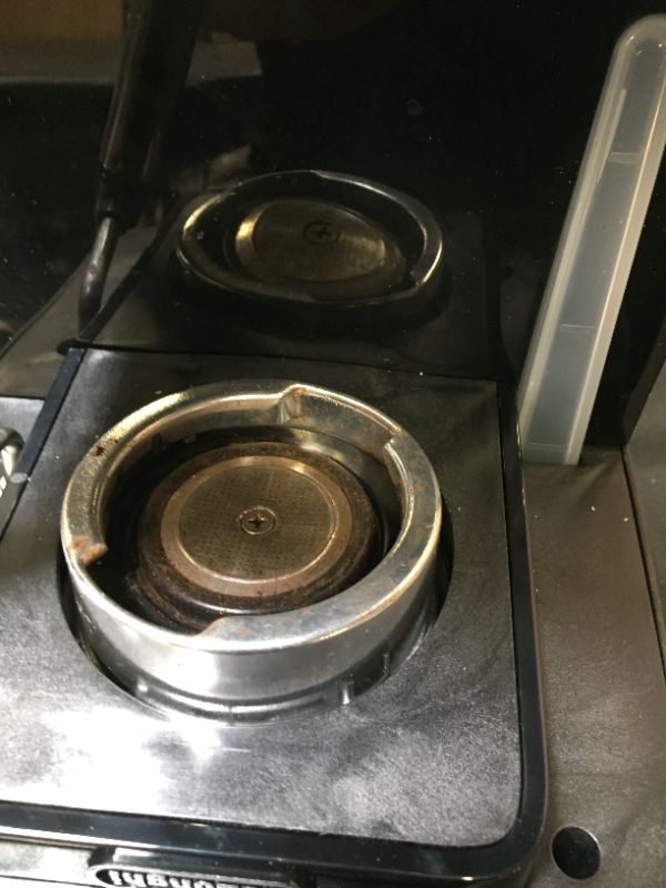 Photo 1 of De'Longhi Stilosa Manual Espresso Machine, Latte & Cappuccino Maker, 15 Bar Pump Pressure + Manual Milk Frother Steam Wand, Black / Stainless, EC260BK --- HEAVILY USED  --- MISSING CUPS 