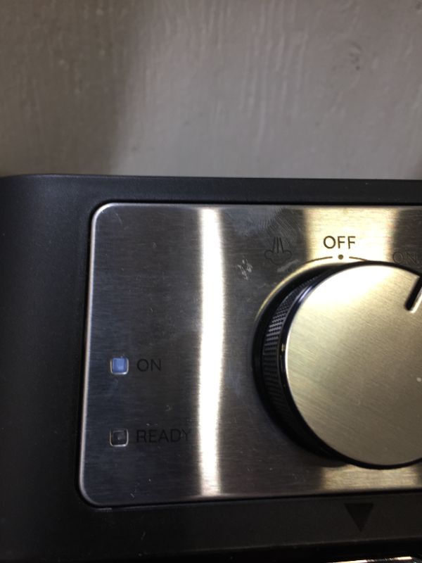 Photo 1 of De'Longhi Stilosa Manual Espresso Machine, Latte & Cappuccino Maker, 15 Bar Pump Pressure + Manual Milk Frother Steam Wand, Black / Stainless, EC260BK --- HEAVILY USED  --- MISSING CUPS 