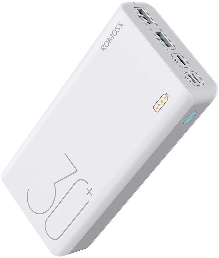 Photo 1 of ROMOSS 30000mAh Power Bank Sense 8+, 18W PD USB C Portable Charger with 3 Outputs & 3 Inputs External Battery Pack Cell Phone Charger Battery Compatible with iPhone 13 12, Samsung Galaxy iPad and More [ MISSING POWER CORDS / BATTERY ONLY - NEEDS TO BE CHA