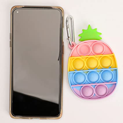 Photo 1 of Mini Fidget Toy, Small Pop Key Chain Bubble Fidget Toy for Kids and Adults Stress Reliever 
PASTEL RAINBOW PINEAPPLE 3 PACK 