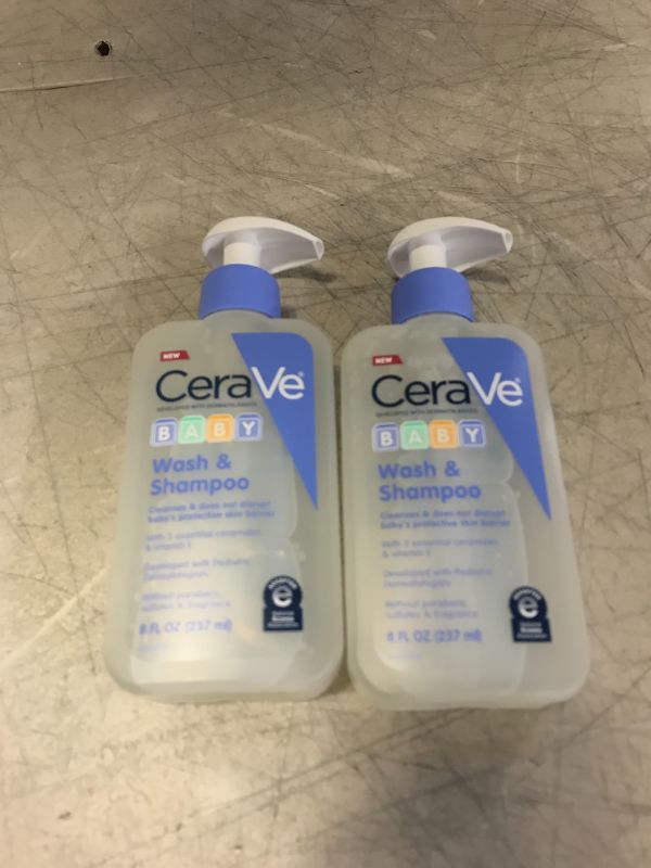 Photo 1 of 2 PACK OF CERAAVE WASH AND SHAMPOO