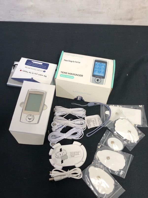 Photo 2 of MegaWise 48 Modes?24 * 2?with 10 Premium Pads EMS TENS Unit, Muscle Stimulator for Back Pain Relief Therapy,Dual Chanel for Home use, Gift for Mum and dad
