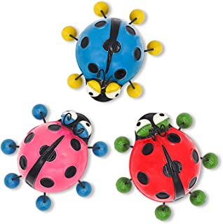 Photo 1 of Aboxoo Metal Ladybugs Garden Art Garden Decor Set of 3, Wall Art Decor and Sculptures of Garden Backyard Fence Yard for Decorations Outdoor
