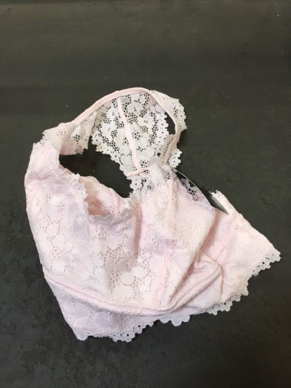 Photo 1 of Girls' All Over Lace Bralette - art class Pink M	