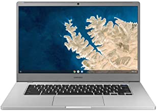 Photo 1 of SAMSUNG XE350XBA-K01US Chromebook 4 + Chrome OS 15.6" Full HD Intel Celeron Processor N4000 4GB RAM 32Gb Emmc Gigabit Wi-Fi, Silver
