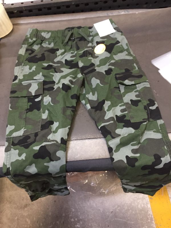 Photo 1 of Boys' Stretch Pull-On Cargo Jogger Fit Pants - Cat & Jack Camo Green 8
