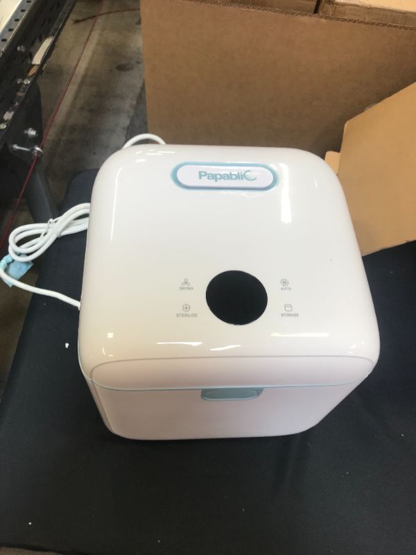 Photo 2 of Papablic 4-in-1 UV Light Sanitizer | UV Sterilizer and Dryer Pro | UV Sterilizer Box with Dual UV-C Lights | Touch Screen Control
