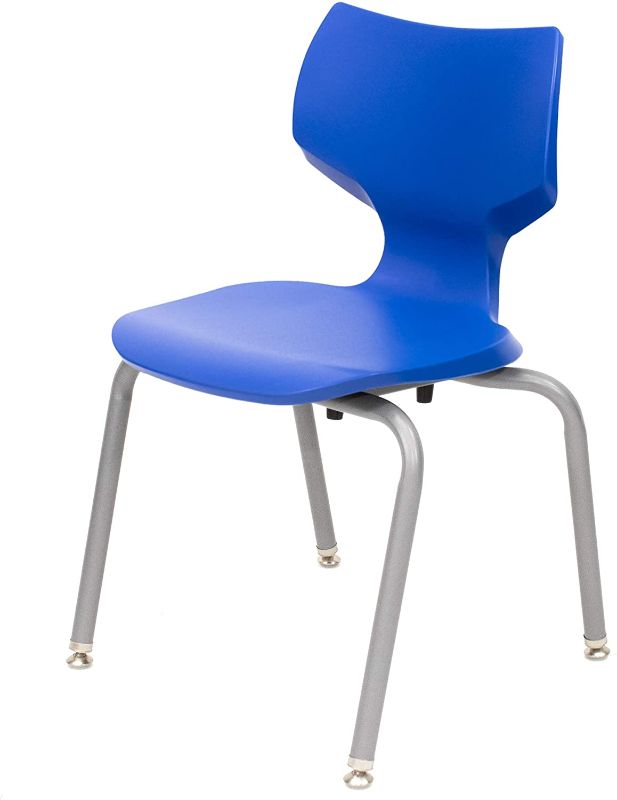 Photo 1 of Smith System 11848 Flavors Stack Chair, 16 inch, Persian Blue
