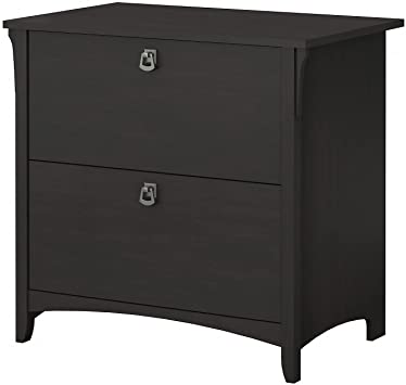 Photo 1 of Bush Furniture Salinas Lateral File Cabinet, Vintage Black
