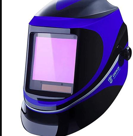 Photo 1 of  DEKO Professional Auto Darkening Welding Helmet Blue & Black MC232
