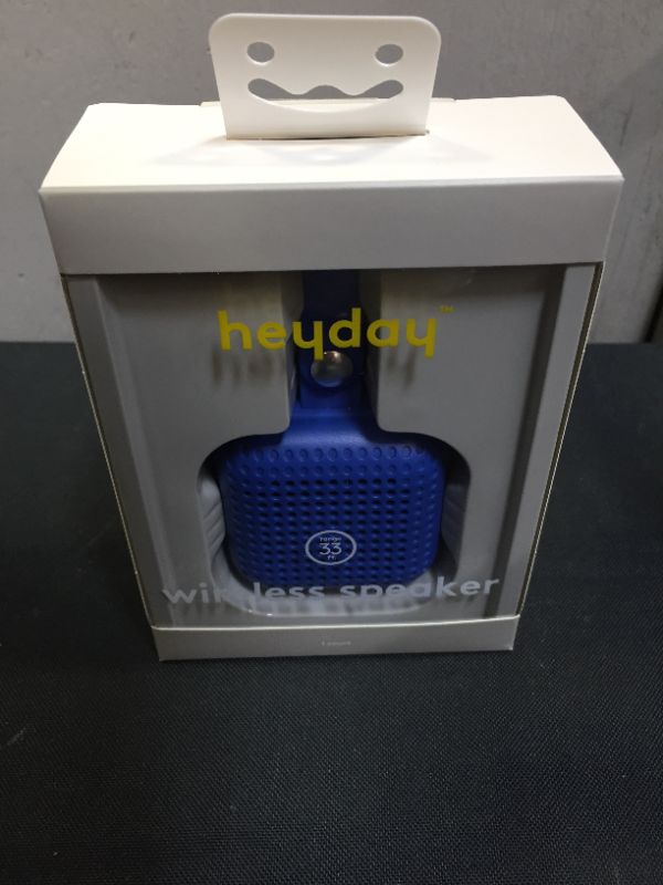 Photo 2 of Heyday Mini Wireless Bluetooth 5.0 Speaker W/Loop up to 33ft Range - Bright Blue---SET OF 2---
