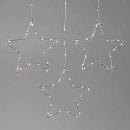 Photo 2 of 3pk 12in Lighted Window Curtain Stars Christmas Novelty Silhouette Lights Warm White - Wondershop
(FACTORY SEALED)

