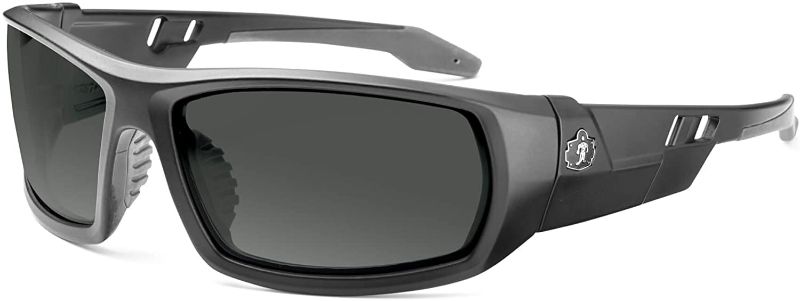 Photo 1 of Ergodyne Skullerz Odin Safety Sunglasses - Matte Black Frame, Smoke Lens
