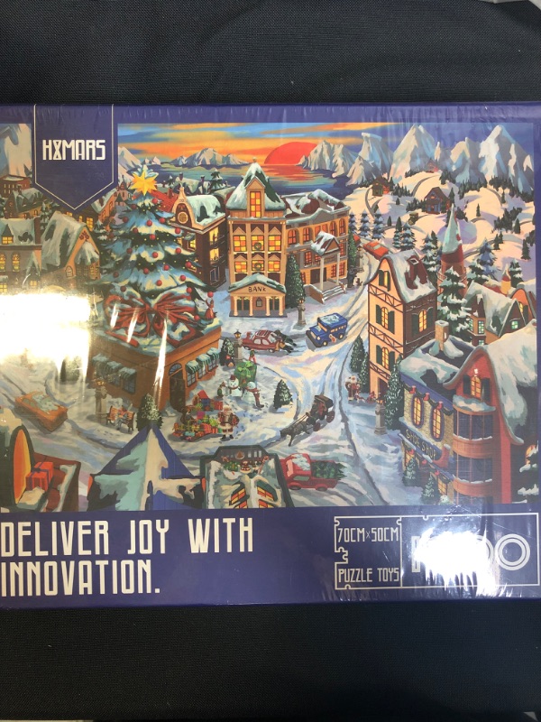 Photo 1 of 1000 Pieces Jigsaw Puzzle Christmas Scene