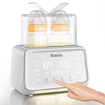 Photo 1 of Baby Bottle Warmer | Bololo Bottle Warmer for breastmilk | 500W Stronger Power Fast Breast Milk Warmer| Baby Food Heater with Timer for Twins | 24H Temperature Control
