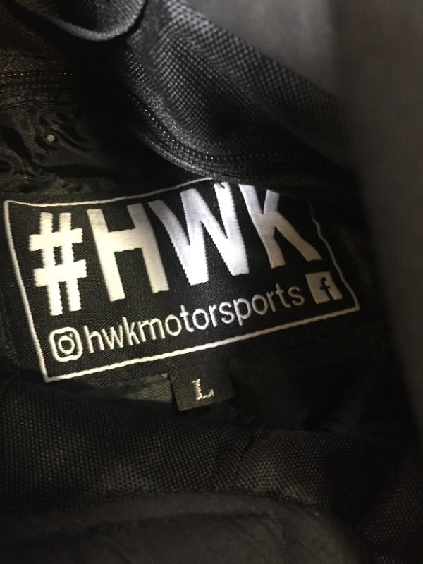 Photo 2 of HWK MOTORCYCLE JACKET BLACK LARGE