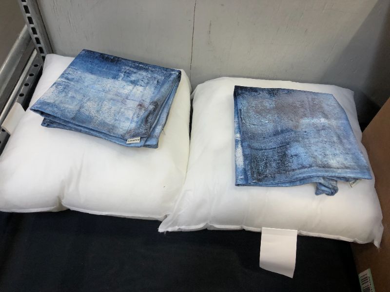 Photo 1 of 2 throw pillows with pillow cases