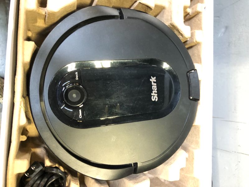 Photo 4 of Shark RV1001AE IQ Robot Self-Empty XL, Robot Vacuum with IQ Navigation, Home Mapping, Self-Cleaning Brushroll, Wi-Fi Connected, Works with Alexa, Black
VERY DIRTY AND USED