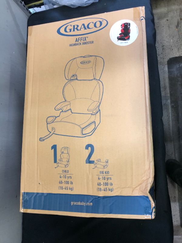 Photo 3 of Graco Affix Highback Booster Seat with Latch System, Atomic
