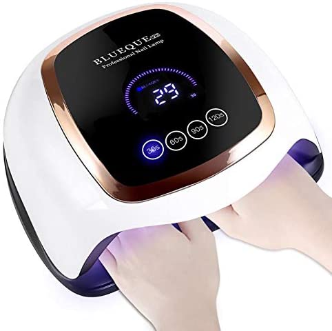 Photo 1 of 168W UV LED Nail Lamp, Faster Nail Dryer for Gel Polish with 4 Timer Setting Professional Gel Lamp Portable Handle Curing Lamp for Fingernail and Toenail Auto Sensor Nail Machine


