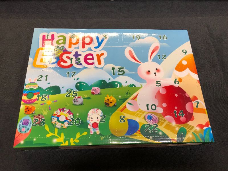 Photo 1 of (38 Pcs) Easter Calendar Countdown Bubble Fidget Pop-On-ItToy Set, Decompression Hamburger Toy, Bubble Fidget Pop-On-It Resurrection Bunny, Easter Eggs, Bunnies, Easter Gifts for Small Children.
