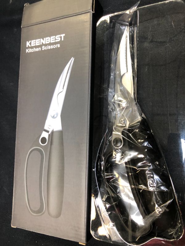 Photo 3 of Kitchen Shears Kitchen Scissors Heavy Duty Poultry Shears All Purpose for Chicken Food Meat and Cooking Spring-loaded Handle
