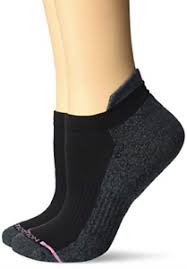 Photo 1 of Dr. Motion Women's 2PK Dr. Motion Compression Low Cut Socks Socks hosiery, black size 9-11